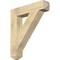 Ekena Millwork Traditional Craftsman Rough Sawn Bracket, Douglas Fir, 6"W x 32"D x 36"H BKT06X32X36TRA04RDF - alternate 1